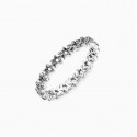 New 925 Sterling Silver Ring Female Asymmetric Star Ring Silver Fashion Personality Small Group Ring
